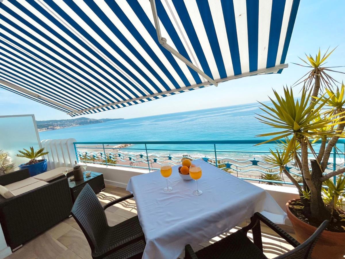 Sea View Top Floor - Promenade Des Anglais Nizza Exterior foto